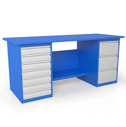 Фото №0 Двухтумбовый стандартный верстак ВСТ-Н 18/708-ПС800