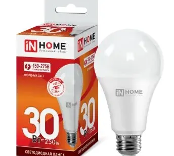 фото Лампа сд LED-A70-VC 30Вт 230В Е27 6500К 2700Лм IN HOME