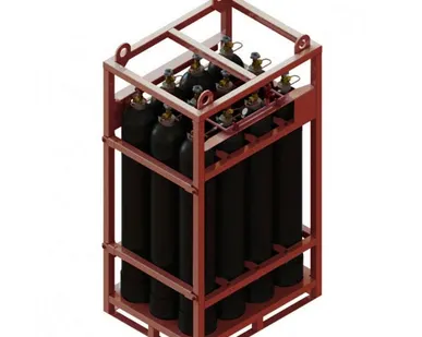 фото Моноблок газовый на 8 баллонов МБ-8-40-200 для азота