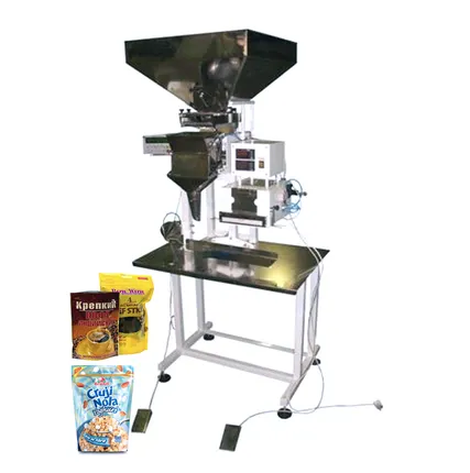 Фото №0 Полуавтомат для фасовки и упаковки кофе в пакет дой пак