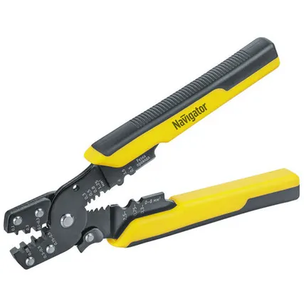 Фото №0 пресс-клещи NAVIGATOR 4в1 187мм многофункциональные