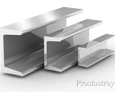 фото Швеллер алюминиевый 50х80(100)х50х5х6000 АД31Т