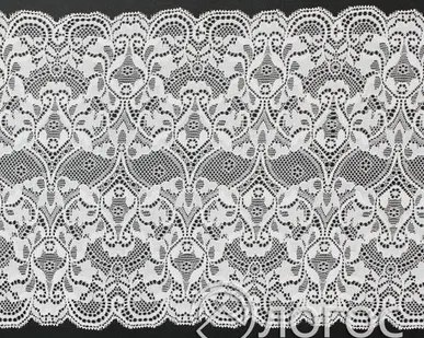фото Кружево стрейч гипюр арт. 18108 170 мм, белый