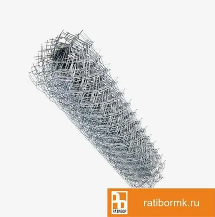 Фото №0 Сетка Рабица оцинкованная 25х25х1,2 мм в рулоне 1,5х10 м