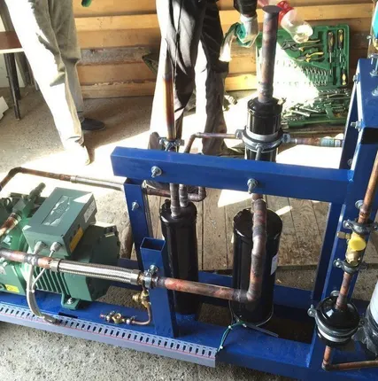 Фото №0 Холодильный агрегат на компрессоре BITZER 4PES-12Y