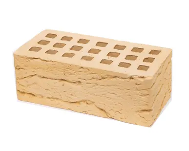 фото Кирпич лицевой силикатный «Красный» полнотелый одинарный колотый