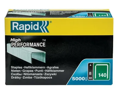 фото RAPID широкие, тип 140, 8 мм, 5000 шт, супертвердые профессиональные скобы (11908111)