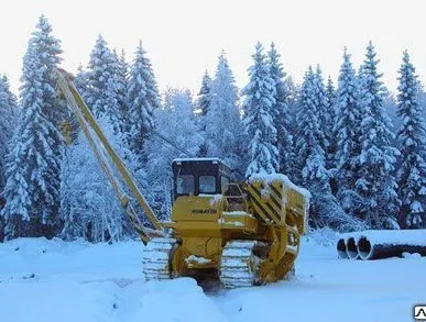 фото Услуги аренды трубоукладчика Komatsu D155-1