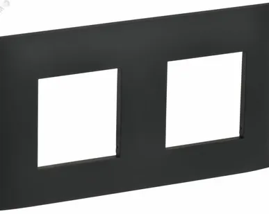 фото SKANDY Рамка 2-местная SK-F02G графит IEK