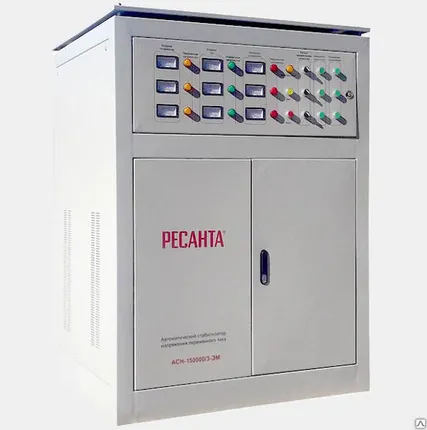 Фото №0 Стабилизатор напряжения трехфазный Ресанта ЭМ 150000-3 ВА