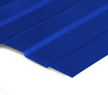 фото Профнастил С-8, 1200х2000 мм, 0.45 мм, 2.4 м², синий
