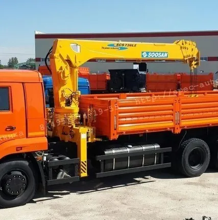 Фото №0 КАМАЗ 65115 с КМУ SOOSAN SCS 736L II верхнее управление