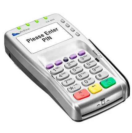 Фото №1 POS-терминал (пин-пад) Verifone Vx805 CTLS