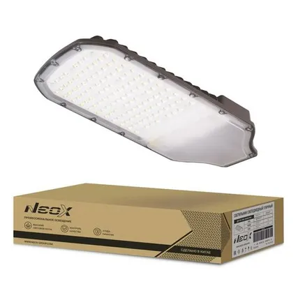 Фото №0 Светильник светодиодный ДКУ-03 70Вт 230В 5000К 9800лм 140лм/Вт IP65 уличный линзованный NEOX 4690612038148