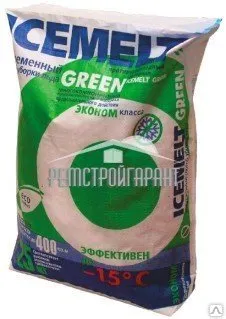 Фото №0 Противогололедный реагент АЙСМЕЛТ GREEN 25 кг.