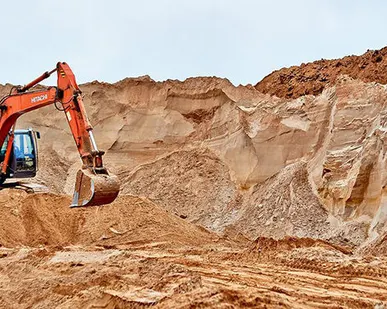 фото Доставим песок карьерный