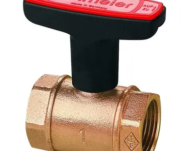фото Кран бронзовый шаровой Heimeier Globo H 0600 с ручкой