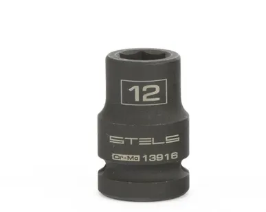 фото Головка ударная шестигранная 12 мм 1/2" Stels 13916