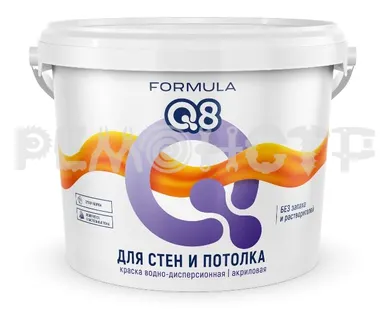 фото Краска вд интер  5,0кг ВД-АК белоснежная FORMULA Q8 (3/108) П