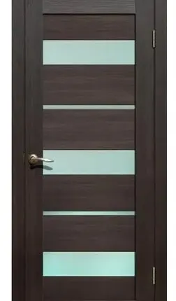 Фото №0 Дверь межкомнатная 200 (La Stella) стекло матовое, экошпон, Дуб Мокко 2000х800мм