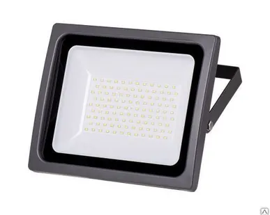 фото Светодиодный прожектор WFL-100W/03, 5500K, 100 W SMD, IP65,цвет чёрный,слим