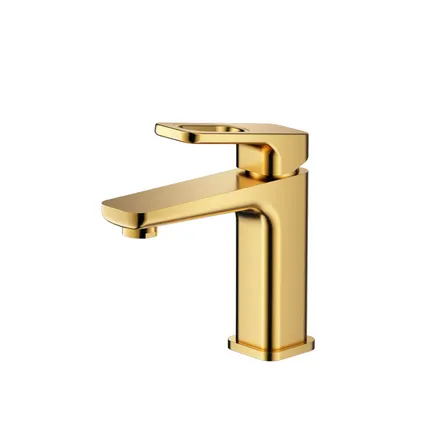 Фото №0 Смеситель для раковины RAGLO R51.10.03, цвет: сатин золотой