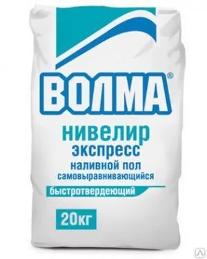 Фото №0 Наливной пол "Волма-нивелир" самовыравнивающийся, (мешок 20 кг.)