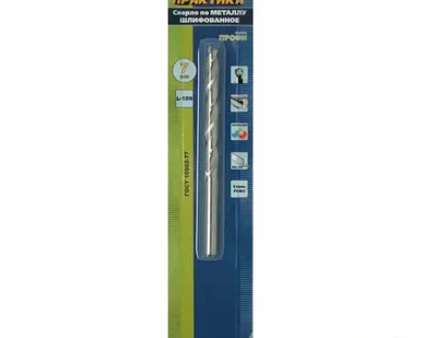 фото Сверло по металлу 07,0х109мм, ПРАКТИКА, Р6М5, блистер