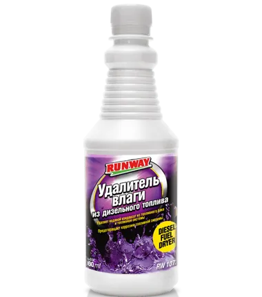 Фото №0 Удалитель влаги из дизельного топлива RUNWAY 1л.