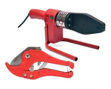 фото Аппарат для раструбной сварки VOLL V-Weld R040 и ножницы V-Blade 42