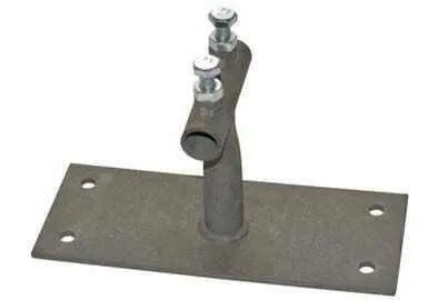 Фото №0 Держатель мачты молниеприемника к стене диам 20мм, вынос L=100мм (РФ)