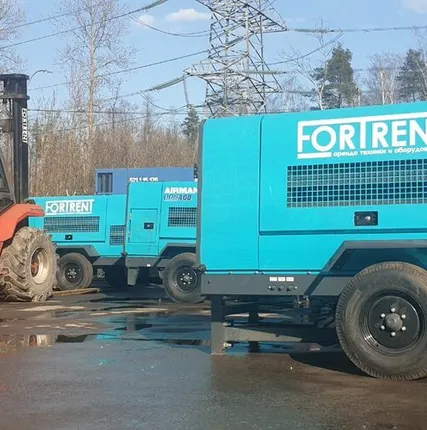 Фото №0 Винтовой компрессор Airman PDS400S-W дизель в аренду