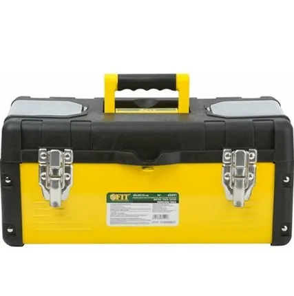 Фото №0 Ящик для инструмента пластиковый 40х20х19см стальные стенки метал. замки арт. 65591