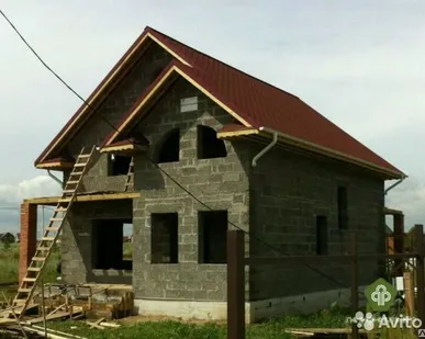 фото Дом из арболита 8*10 м