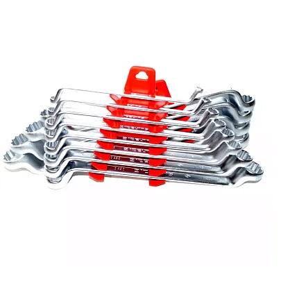 Фото №0 Набор ключей накидных двусторонних изогнутых 6-32 мм 12 предметов, IZELTAS, 0430002112, 13000000429