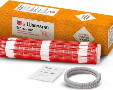 фото Нагревательный мат Warmstad WSM-1210-8.0 16м 1210Вт, 8 м2, 1600х50 см