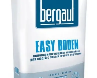 фото Пол самовыравнивающий на цементной основе Bergauf Easy Boden 25 кг