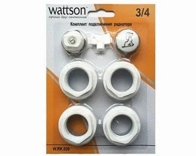 фото Wattson, Комплект Подключения Радиатора 3/4&quot;