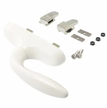 Фото №0 Ручка оконная 1002.00 двухзахватная, бел. RAL9016