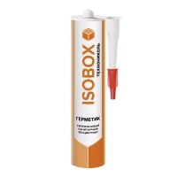 Фото №0 Герметик ISOBOX силиконовый санитарный бесцветный, 260 мл