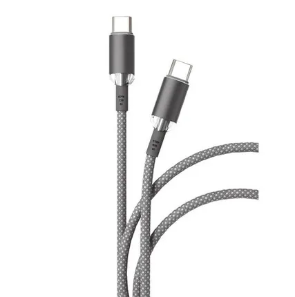 Фото №0 Дата-кабель "vlp" Diamond Cable USB C - USB C, 1.2м, серый