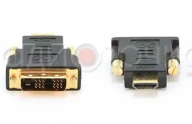 фото Переходник HDMI штекер - DVI-D штекер Gembird A-HDMI-DVI-1, 19M/19M, Gold