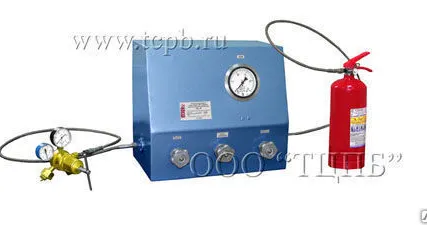 Фото №0 ТЦ-50. Стенд для испытаний на герметичность ЗПУ и заправки закачных огнетуш