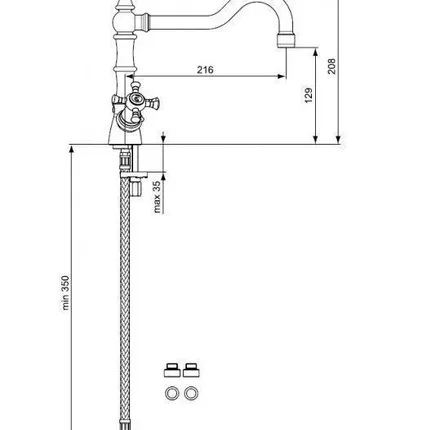 Фото №0 Смеситель для кухни Ideal Standard Reflection B9660AA