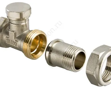 фото Клапан для радиатора VALTEC Клапан настроечный прямой 3/4"