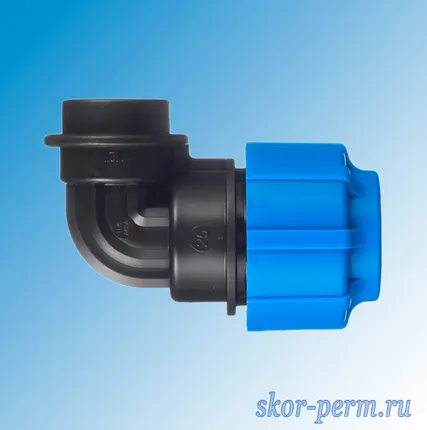 Фото №2 Угольник ВР 25х1/2 ПНД