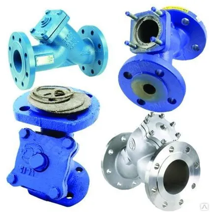 Фото №0 Фильтр сетчатый чугунный Danfoss Y333P Ду100 Ру16 с дренажным краном фланце