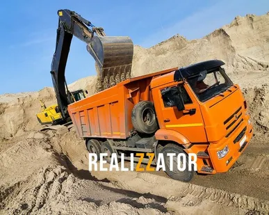 фото Доставка карьерного песка