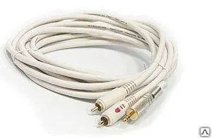 фото Профессиональный межблочный соединительный звуковой кабель MJ/2RCA.5
