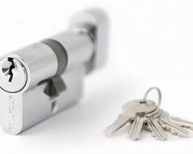 фото Цилиндровый механизм Palladium AL 60 CT01 CP Хром ключ/завертка